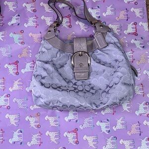 Stylish Lavendar Coach Women's Bag